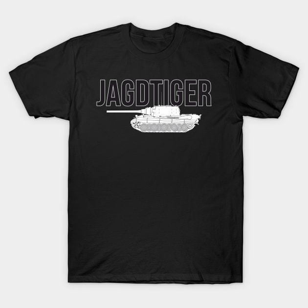 The Formidable Jagdtiger Tank Destroyer T-Shirt by FAawRay